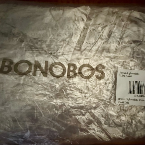 BONOBOS Stretch Lightweight Chink Slim Khaki Drill - Picture 5 of 6